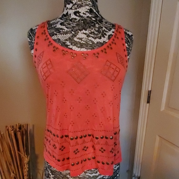 Staring at Stars Tops - Staring At Stars coral colored tank, size XS